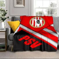 PSV Eindhoven herbas Nešiojama antklodė/Minkšta antklodė Lovos patalynės antklodė Tinka kelionėms, stovyklavimui, svetainėms, biurams, sofoms Ventiliatorių dovanos 75x90cm