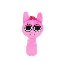 New Sprunki Plush Horror Game Toys Cartoon Cute Soft Stuffed Pillow For Kid Birthday Christmas Gift Stuffed Children Dolls pink