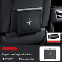 Polestar 2/3/4 Magnetinis Odinis Automobilio Šiukšliadėžės Maišelis, Atsparus Vandeniui ir Lengvai Valomas. Polestar Logo - Single Pack juoda