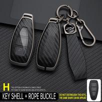 Ford Focus Kuga Fiesta EcoSport Mondeo S-MAX Smart Key Case Shell Cover Box black