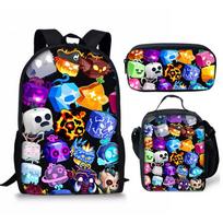 Roblox Blox Fruits Pradinuko Kuprinė Trys Dalys Animacinis Kuprinės Rinkinys Pasidaryk pats 17inch x backpack