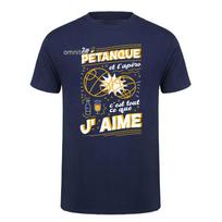 Juokingas Ptanque žaidėjas Boules Petanque Marškinėliai Prancūziški Medvilniniai Gimtadienio Dovanos Unisex Drabužiai Unisex Laisvi Dydžio Marškinėliai HJ021 S black