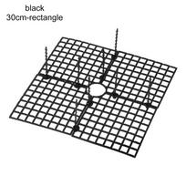 Gėlių vazonas Sodo reikmenys Augalo šaknų apsauga Augalų apsauginis tinklelis Dirvožemio apsauga Gėlių vazono dangtelis 30cm-rectangle juoda