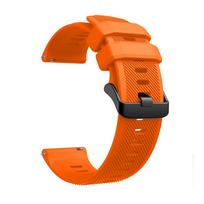 Garmin Forerunner 255 Music 265 745 965 dirželis 22mm Silikoninė sportinė apyrankė Garmin Venu 3 2 Vivoactive 4 laikrodžio dirželis For Vivoactive 4 oranžinė