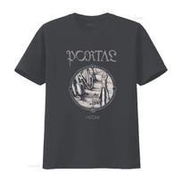Portal Band Outre Era Tour T Shirt Death Metal Medium Vintage Stylish Stretched Designer Clothes Unisex Homme 4XL gray