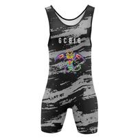 Sunkiosios atletikos vienetinis kostiumas Imtynių kostiumas Unisex Suaugusiems Vaikams Vienetinis Sporto Salės Varžybų Atletiški Drabužiai 5XL black