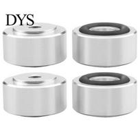 Speaker Feet Pad 4Pcs Spikes Stand Aluminum Alloy HiFi Shock Spike Absorber Resonance Reducer Isolation Anti-slip Vibration Dampener Accessories Pads 4 sidabras