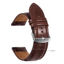 Quick Release Genuine Leather Watchband Strap 18mm 20mm 22mm 24mm 26mm Leather Watchband Black Brown Wristband Bracelets 24mm black