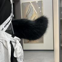 Judantis Uodegos Cosplay Uodega Realistiškas Plaukuotas Reguliuojama Katės Uodega Elektrinė Plaukuota Uodega Vaikų Šalis juoda