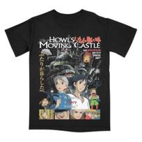 Vintage Howl’s Moving Castle Tee, howl's moving castle tand kids tshirt S gray
