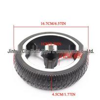 6,5 colio vientisas ratas su padanga vaikų paspirtukui ar kartingui Plastic Wheel M10 with Solid Tire