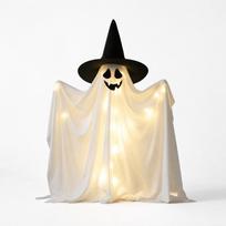 Halloween Glowing Decorations, Standing Figure with Lights for Outdoor Porch Yard Party Supplies One Size beige