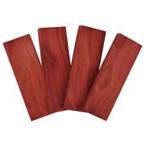 Raudonosios sandalmedžio rankenos peiliui Peilio žvynelio medienos blokelis Ruošinys peilio rankenai Mediena 120 X 40 X 10 Mm (3/8  X 1.5&qu 4PCS Padauk Knife Scales