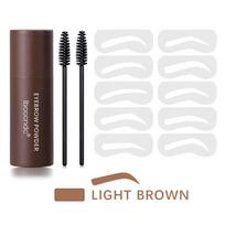 Lazy Eyebrow Powder Hairline Powder Face Repair Shadow Powder Seal Eyebrow Powder Easy To Use Eyebrow Pencil Makeup Tool 01# black