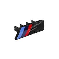 BMW M logotipo lipdukas priekinėms grotelėms X1 X2 X3 X4 X5 X6 F48 G01 E84 E83 F39 F10 F30 G11 G07 G86 G80 G60 E60 E46 3D Automobilio priekinių grotelių emblema 7.3x2.3cm matinė juoda spalva
