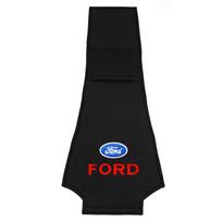 Automobilio galvos atramos užvalkalas Pagalvėlė kaklui Odinis dangtelis Ford Focus Escort Fusion Kuga Ecospor Automobilio interjero aksesuarai black