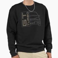 Unisex Cotton Sweater Pullover Hoodie Printed Sweater Super 5 Gt Turbo Pullover Sweatshirt Casual Long Sleeve Sweatshirt M (50-60kg) juoda