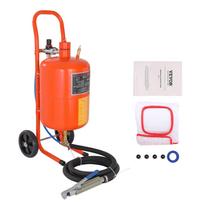 VEVOR 18,9 L smėliasrovė 60-110 PSI aukšto slėgio smėliasrovė su 4 antgaliais 34 x 34.5 x 77 cm