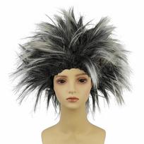 Layered Colorful Spiky Hair Wig Synthetic Hair Party Prank Hedgehog Wig  Party Outfits juoda