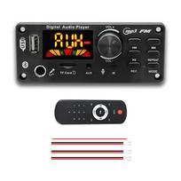 80W Bluetooth 5.0 MP3 Decoder Board 2x40W Stereo Audio Player USB TF FM AUX Mic Recording Karaoke DC 8V-24V Car HomeGood product 1PCS2