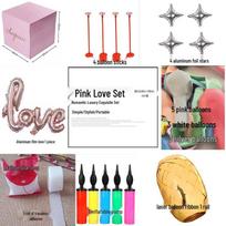 Large Birthday Explosion Balloon Gift Box Pink Love Package - 50x50x50cm gray