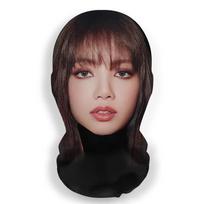 Realistiškos 3D veido kaukės vyrams, moterims, Cosplay kaukė, pilno veido Hip Hop Balaklava, gobtuvo kepurė, galvos apdangalas Helovinui, įžymybėms