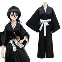 Baliklis Kuchiki Rukia Cosplay Kostiumai Kurosaki Ichigo Die Pa Sielos Draugija Shinigami Kimono Pilni Aprėdai Tūkstantmečio Kraujo Karas L black