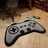 Creative Game Controller Alien Plush Esports Carpet Bedroom Bedside Floor Mat Entrance Japanese Foot Mat 60x90cm 24x36inch brown
