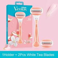 Gillette Venus Extra Smooth moterų skutimosi peiliukų tepimo muilas apsaugo odą nuo sudirginimo rožinė