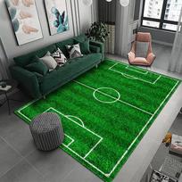 3D futbolo aikštės kilimas vaikų kambariui Minkštas grindų kilimėlis, mikropluoštas, didelis kilimas vaikams, plaunamas kūdikių kambario žaidimų kilimėlis berniukams 100cm x 120cm
