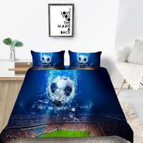 3D futbolo patalynės komplektas, sportinis pūkinės antklodės užvalkalas, pagalvių užvalkalai 2/3 vnt., berniukams ir paaugliams, sportininko kambarys, minkšti namų tekstilės gaminiai, Pasaulio taurės antklodės užvalkalas Baby 100x135cm