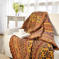 Sofos antklodė Sofos rankšluostis Retro antklodė Audinys Šilta Sofa Pagalvė Sofos Užvalkalas Viskas įskaičiuota 90*210cm beige