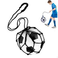 Futbolo smūgio treniruoklis Futbolo kamuoliuko tinklelis KICKER įranga Treniruotės pagalba Nailono laikiklis krepšys Žongliravimas