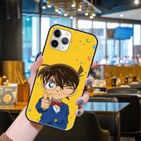 Phone Case For Apple IPhone 13 12 11 Mini Pro MAX SE X XS XR 8 7 6 S Plus Black Cover Back Tpu Funda Art Etui Detective Conan iPhone 7 ( 8 ) Plus