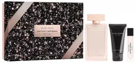 Set Narciso Rodriguez: Musc Nude Eau De Parfum For Women, 100 ml + Musc Nude Hydrating Losjonas kūnui, 50 ml + Musc Nude Eau De Parfum For Women, 10 ml