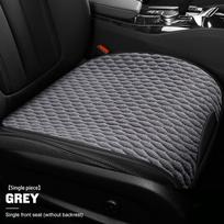 SEAMETAL Automobilio Sėdynės Užvalkalas su Atlošo Apsauga Lininis Priekinės Sėdynės Pagalvėlė Automobilio Interjerui Sunkvežimiui Visureigiui Furgonui 1* front seat bottom pilka spalva