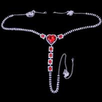 Elegantiški Stonefans kalnų krištolo kristalų stringai moterims, bikiniai, kelnaitės, blizgantys papuošalai, seksuali juosmens grandinėlė su karoliukais pilvui, sidabriniai apatiniai, kūno grandinėlė, dovana Silver Heart gray