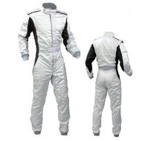 Neperšlampamas „Dune Buggy Kart Racing“ visureigio UTV „Pell Drift“ berniukų ir mergaičių F1 vientisas lenktyninis kostiumas L balta