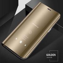 Išmanusis veidrodinis atverčiamas telefono dėklas, skirtas „Samsung Galaxy A10 A30S A40 A51 A70 A71 S30 S20 S10 S9 S8 Plus FE Note 8 9 10 20 M31“ dangteliui Samsung S9Plus auksas