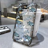 Vasaros Vandenyno Gyvūnai Telefono Dėklas iPhone 13 Dėklas iPhone 11 14 12 15 16 Pro Max XR XS X SE 7 8 Plus Smūgiams Atsparus Skaidrus Viršelis For iPhone 16 Plus