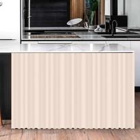 Vienspalvė virtuvės paslėpta užuolaida durims langui trumpa pertvara spintelės laikymo lentyna apsauga nuo dulkių pusiau užuolaida namų dekoras M 60X90cm gray