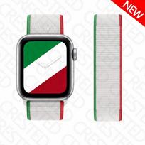 Dirželis Apple Watch apyrankei 44mm 40mm iWatch 42mm 38mm Išmanusis laikrodis Tarptautinė nailono kilpa Sportinė apyrankė Apple Watch 3 4 5 SE 6 38mm-40mm red