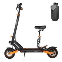 Kukirin GII Max Miesto Elektrinis paspirtukas 1000W Variklis & 48V 20.8Ah Baterija Sėdimas Elektrinis paspirtukas 10  Visureigio Padangos & Dvigubi Diskiniai Stabdžiai E-Paspirtukas GIIMax+Bag (Split Up) juoda