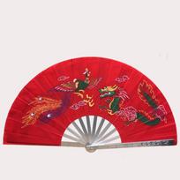 Tai Chi Kung Fu Vėduoklė Nerūdijančio Plieno Lydinio Vėduoklės Šonkaulys Rytinė Treniruotė Rankinis Abanico Kinų Kovos Menų Spektaklio Rekvizitas Ventilador red