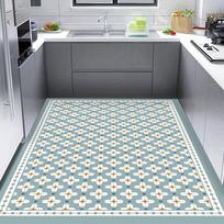 Balkono Virtuvės Grindų Kilimėlis PVC Vandeniui Atsparus Aliejui Atsparus Neslystantis Kilimas Vienkartiniai Šluostomi Kilimai Didelio Ploto Nešvarumams Atsparūs Kilimai 40x60cm white