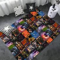 Sunkiojo Metalo Roko Muzikos Megadeth Durų Kilimėlis Plaunamas Neslystantis Svetainės Sofos Kėdžių Plotas Kilimėlis Virtuvės Tualeto Kilimas 80*120cm