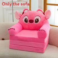 Stitch Animacinis Sulankstomas Kūdikių Sofa-Lova Vaikams Darželiui Skaitymo Žaidimų Zona PinkStitch pink