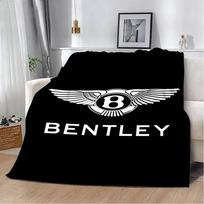 Prabangaus automobilio B-Bentleys spausdintas pledas Pledas iškylai Šiltas pledas Švelnus ir patogus pledas Namams Kelionėms Gimtadienio dovana 30x40in gray