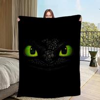 H-How To T-Train Y-Your D-Dragon Skicomfort Warm Soft Home Kids Lunch Blanket Suitable For Living Room Office Daily Travel Gifts 30x40in