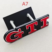 3D Metalinis Logotipas GTI Automobilio Priekinės Grotelės Ženklelis Emblema Dėl Plo Typ 9N3 6R G/olf 4 5 6 8 MK3 MK4 MK5 MK6 Automobilio Aksesuarai A7 geltona